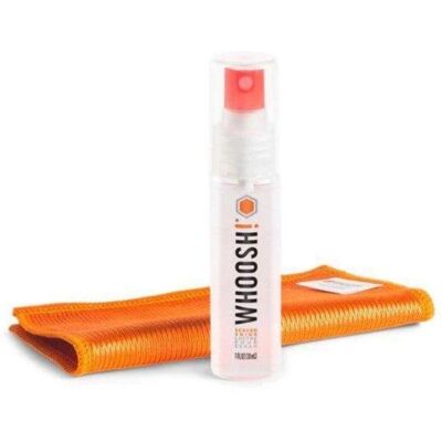 Kit de limpieza Whoosh! Go 30 ml con paño microfibra PROTX2 naranja Kit de limpieza Whoosh! Go 30 ml con paño microfibra PROTX2 naranja