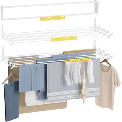 Newlux Wall V120 Tendedero Plegable Pared Blancoblanco Newlux Wall V120 Tendedero Plegable Pared Blancoblanco