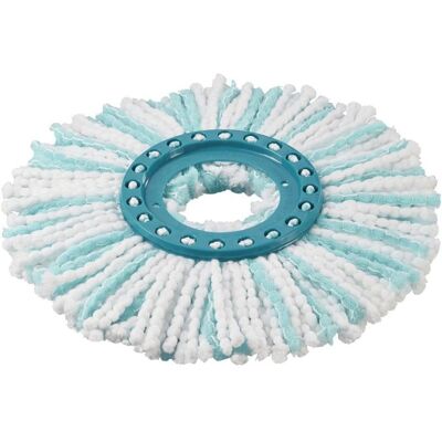Cabezal de fregona Leifheit 52104 Turquesa Blanco Microfibra Cabezal de fregona Leifheit 52104 Turquesa Blanco Microfibra
