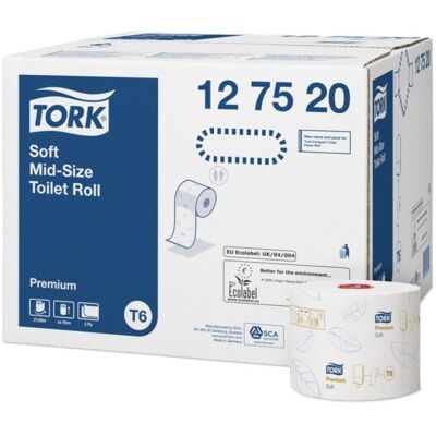 Dispensador Papel Higiénico Tork Mid-size 2 Rollos Blanco 90 m Dispensador Papel Higiénico Tork Mid-size 2 Rollos Blanco 90 m