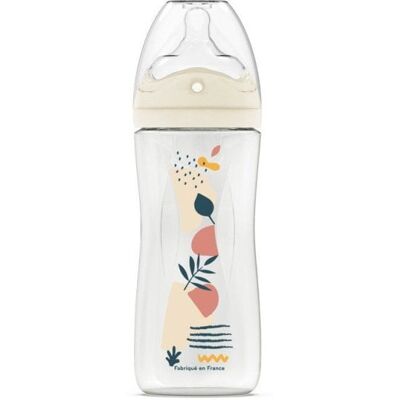 Biberon Anti-colique Biomimétique Dodie 330 Ml, Tétine Multi-perforée Flow 3, Rose Biberon Anti-colique Biomimétique Dodie 330 Ml, Tétine Multi-perforée Flow 3, Rose