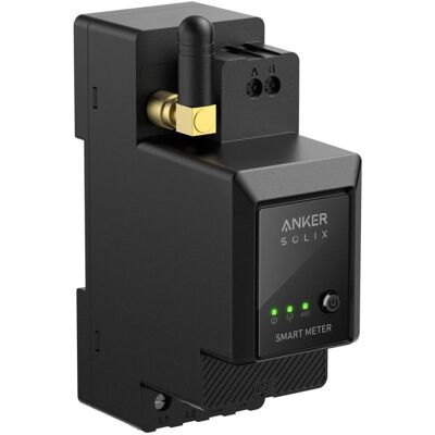 Medidor inteligente Anker Solix - Negro - Monitoreo y control de energía Medidor inteligente Anker Solix - Negro - Monitoreo y control de energía