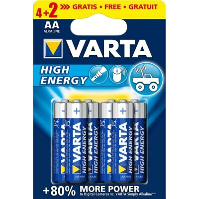 Batería AA Alcalina Varta - 6 uds Batería AA Alcalina Varta - 6 uds