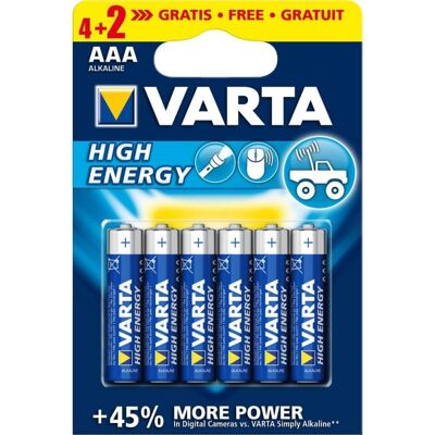 Varta 4903121436 Batería alcalina AAA - Batería Varta 4903121436 Batería alcalina AAA - Batería