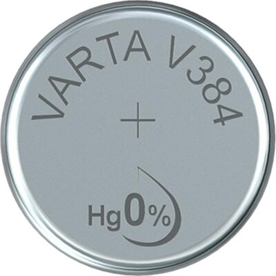 Pila botón Varta V384 SR41 óxido de plata 1,55 V 37 mAh Pila botón Varta V384 SR41 óxido de plata 1,55 V 37 mAh