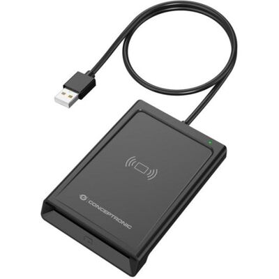 Control de Acceso Conceptronic BIAN11B Tarjeta Inteligente y NFC Universal Plug and Play Control de Acceso Conceptronic BIAN11B Tarjeta Inteligente y NFC Universal Plug and Play