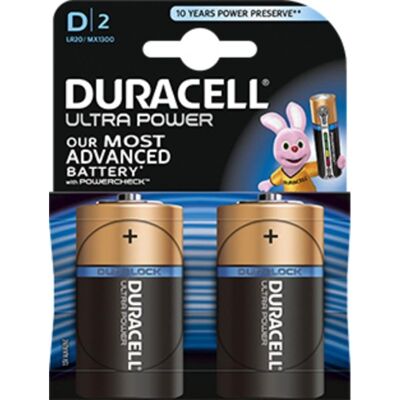 Pila Duracell Ultra Power D Alcalina 1,5 V 2 piezas Pila Duracell Ultra Power D Alcalina 1,5 V 2 piezas