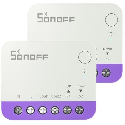 Relé Wi-Fi Sonoff MINI-RBS Matter Control persianas Empotrable compacto Relé Wi-Fi Sonoff MINI-RBS Matter Control persianas Empotrable compacto