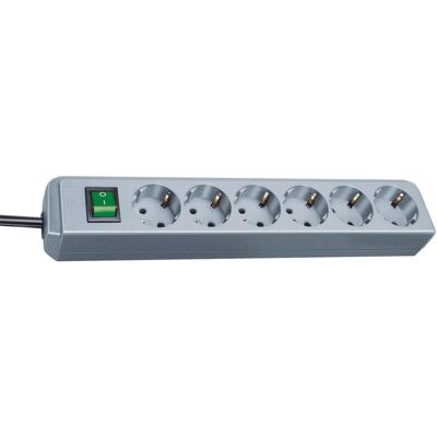 Regleta Brennenstuhl Eco 6 Tomas con Interruptor y Cable 1,5 m Gris Regleta Brennenstuhl Eco 6 Tomas con Interruptor y Cable 1,5 m Gris