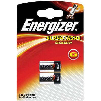 Energizer Pila Alcalina 4LR44/A544 6V 2 Unidadesf Energizer Pila Alcalina 4LR44/A544 6V 2 Unidadesf