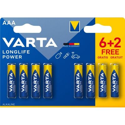 Varta LR6 AAA 1.5V Baterías de Alta Energía - Baterías Varta LR6 AAA 1.5V Baterías de Alta Energía - Baterías