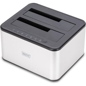 Base de conexión Digitus DA-71540-2 Dual Bay USB 3.0 clonación offline SATA3 Base de conexión Digitus DA-71540-2 Dual Bay USB 3.0 clonación offline SATA3
