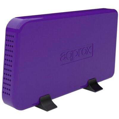 Caja PC Approx APPHDD08x 3.5" Aluminio Plástico Púrpura USB 3.0 Silenciosa Caja PC Approx APPHDD08x 3.5" Aluminio Plástico Púrpura USB 3.0 Silenciosa