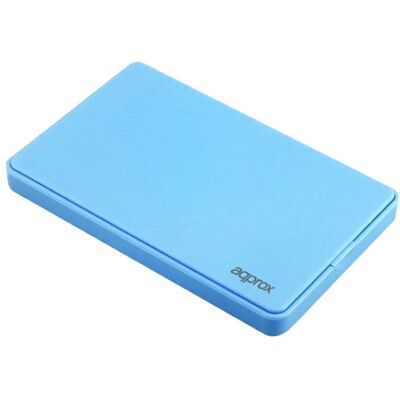 Approx APPHDD300LB Caja Externa para Disco Duro de 2.5" SATA USB 3.0 Screwless Azul Claro Approx APPHDD300LB Caja Externa para Disco Duro de 2.5" SATA USB 3.0 Screwless Azul Claro