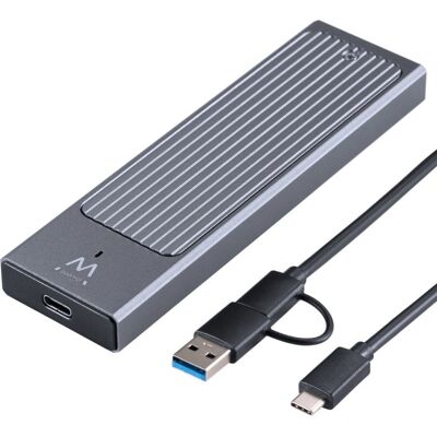 Caja externa M.2 Ewent EW7022 Aluminio Gris USB 3.2 Gen2 Alta velocidad Compacta Caja externa M.2 Ewent EW7022 Aluminio Gris USB 3.2 Gen2 Alta velocidad Compacta