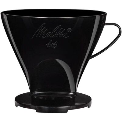 Portafiltros Melitta 6761019 Negro Plástico 1x6 Dos Salidas Fácil Limpieza Portafiltros Melitta 6761019 Negro Plástico 1x6 Dos Salidas Fácil Limpieza