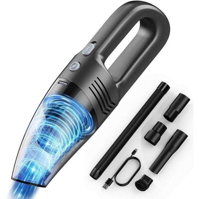 Aspiradora de Mano Klack Klack 120W 9500Pa Filtro HEPA Lavable USB 5 Accesorios Aspiradora de Mano Klack Klack 120W 9500Pa Filtro HEPA Lavable USB 5 Accesorios