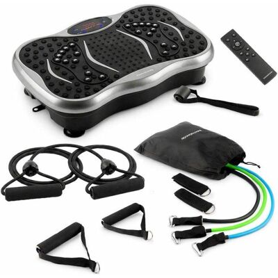 Pack Plataforma Vibratoria InnovaGoods Vivflow con Altavoz y Bandas de Resistencia Pack Plataforma Vibratoria InnovaGoods Vivflow con Altavoz y Bandas de Resistencia