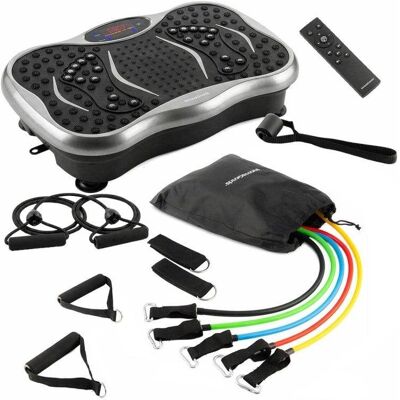 Pack Plataforma Vibratoria con Altavoz y Bandas de Resistencia InnovaGoods Pack Plataforma Vibratoria con Altavoz y Bandas de Resistencia InnovaGoods