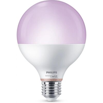 Bombilla Inteligente Philips G95 E27 Wi-Fi/Bluetooth RGB Regulable 11W 1055lm Bombilla Inteligente Philips G95 E27 Wi-Fi/Bluetooth RGB Regulable 11W 1055lm