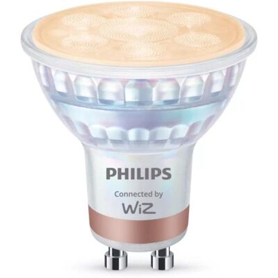 Bombilla Inteligente Philips WFB 50W GU10 Blanco Wi-Fi Bluetooth Regulable Bombilla Inteligente Philips WFB 50W GU10 Blanco Wi-Fi Bluetooth Regulable