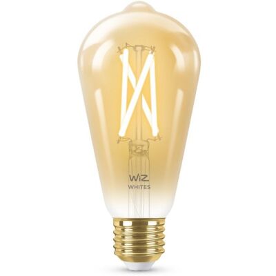 WIZ ST64 Bombilla LED E27 Wi-Fi Vintage Ámbar Blanco Cálido WIZ ST64 Bombilla LED E27 Wi-Fi Vintage Ámbar Blanco Cálido