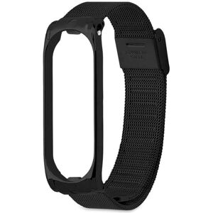 ociodual Correa de Metal Negra Compatible con Xiaomi Mi Smart Band 3/4