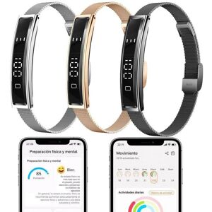 Pulsera de Actividad Smartia Vital Band Bluetooth Plata monitor de salud sueño y 20 modos deporte Pulsera de Actividad Smartia Vital Band Bluetooth Plata monitor de salud sueño y 20 modos deporte