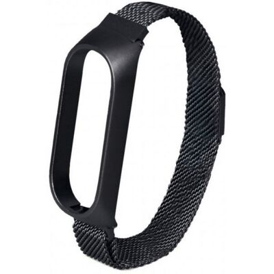 Contact Pulsera Metálica Negra para Mi Band 5/6 Contact Pulsera Metálica Negra para Mi Band 5/6