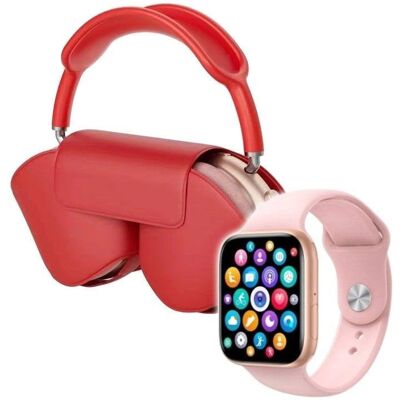 Reloj inteligente Klack Rosa - Seguimiento de actividad y sueño Reloj inteligente Klack Rosa - Seguimiento de actividad y sueño