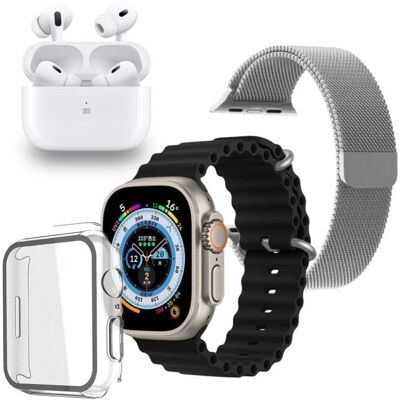 Reloj inteligente KLACK Ultra 9.0 con auriculares PRO y accesorios Reloj inteligente KLACK Ultra 9.0 con auriculares PRO y accesorios
