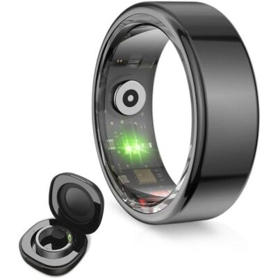 Ksix Saturn Anillo Inteligente Talla S 18,9mm 15mAh Negro Ksix Saturn Anillo Inteligente Talla S 18,9mm 15mAh Negro