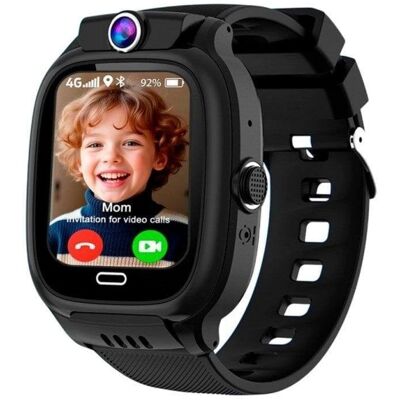 Smartwatch COOL Kids GPS Nano SIM IP67 videollamadas localización y botón SOS Negro Smartwatch COOL Kids GPS Nano SIM IP67 videollamadas localización y botón SOS Negro