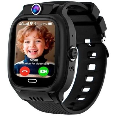 Smartwatch COOL Kids GPS Nano SIM IP67 videollamadas localización y botón SOS Negro Smartwatch COOL Kids GPS Nano SIM IP67 videollamadas localización y botón SOS Negro