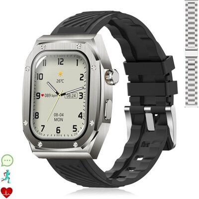 dam-electronics Dam Electronics Z79 Max Bluetooth 2.1" LCD Negro IP68 Doble Pulsera SpO2 Pulsómetro Sueño dam-electronics Dam Electronics Z79 Max Bluetooth 2.1" LCD Negro IP68 Doble Pulsera SpO2 Pulsómetro Sueño