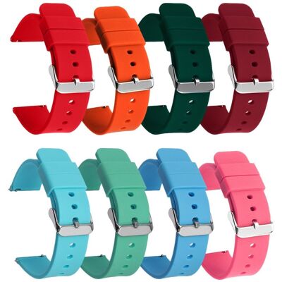 Kit correas smartwatch Nilait Strap Pack Color 20 mm Kit correas smartwatch Nilait Strap Pack Color 20 mm