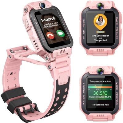 Imoo Z7 4G GPS 44mm Pantalla Dual Rosa Resistencia Agua IPX8 Videollamada Chat Familiar Imoo Z7 4G GPS 44mm Pantalla Dual Rosa Resistencia Agua IPX8 Videollamada Chat Familiar