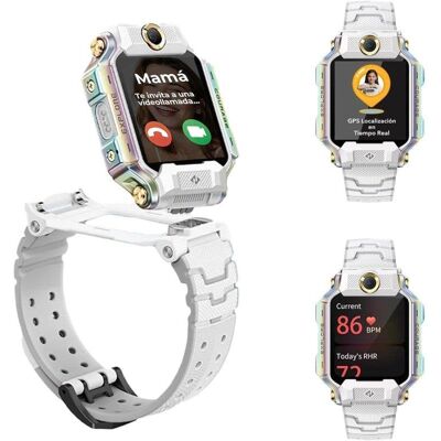Imoo X10 4G GPS Videollamada 44mm Pantalla HD Blanco Resistencia Agua IP68 SOS Infantil Imoo X10 4G GPS Videollamada 44mm Pantalla HD Blanco Resistencia Agua IP68 SOS Infantil