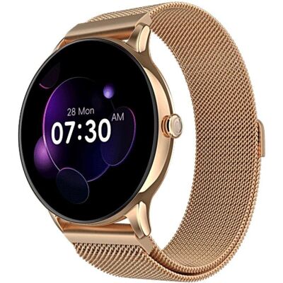 Noise Twist Go Bluetooth 44mm Pantalla Táctil Gold Link Seguimiento Actividad Notificaciones Noise Twist Go Bluetooth 44mm Pantalla Táctil Gold Link Seguimiento Actividad Notificaciones