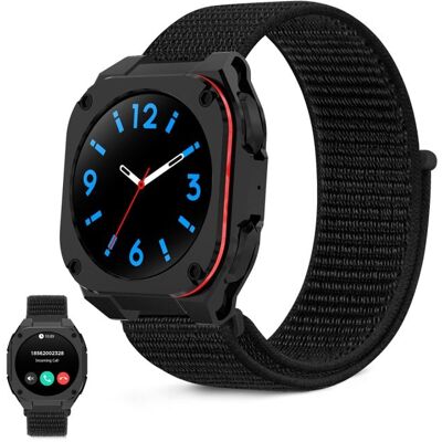 Ksix Zenthium Go Smartwatch, AMOLED 1.32", Batería 30 Días, IP68, Correa Silicona, Negro Ksix Zenthium Go Smartwatch, AMOLED 1.32", Batería 30 Días, IP68, Correa Silicona, Negro
