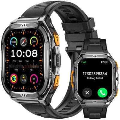 Cubot GT 3 Bluetooth GPS 1,96" AMOLED Negro Grande Pulsómetro SpO2 SOS Llamadas Bluetooth Cubot GT 3 Bluetooth GPS 1,96" AMOLED Negro Grande Pulsómetro SpO2 SOS Llamadas Bluetooth