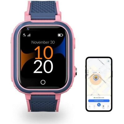 Robin K1 Reloj GPS para Niños con Llamadas y SIM Preactivada Sin Redes Sociales ni Juegos Rosa Robin K1 Reloj GPS para Niños con Llamadas y SIM Preactivada Sin Redes Sociales ni Juegos Rosa