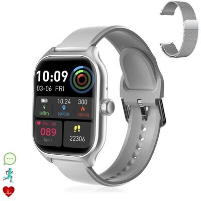 dam-electronics Dam Electronics Smartwatch GTS4 Plus Bluetooth 1,75" LCD Negro Correa Metal y Silicona IP67 Pulsómetro SpO2 ECG dam-electronics Dam Electronics Smartwatch GTS4 Plus Bluetooth 1,75" LCD Negro Correa Metal y Silicona IP67 Pulsómetro SpO2 ECG