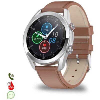 dam-electronics Dam Electronics L19 Bluetooth 1,3" 240x240 px Metal Cuero IP68 Pulsómetro ECG SpO2 dam-electronics Dam Electronics L19 Bluetooth 1,3" 240x240 px Metal Cuero IP68 Pulsómetro ECG SpO2