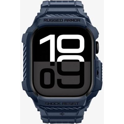 Funda protectora Spigen Rugged Armor Pro 2 + correa para Apple Watch 10/11 42mm Marina Funda protectora Spigen Rugged Armor Pro 2 + correa para Apple Watch 10/11 42mm Marina