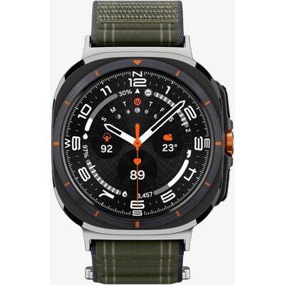 Pulsera Spigen WBF0 para Samsung Galaxy Watch Ultra, Tela Verde Pulsera Spigen WBF0 para Samsung Galaxy Watch Ultra, Tela Verde