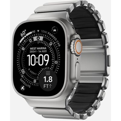 Correa Nomad Stratos Band para Apple Watch Ultra 1-11 y SE Titanio Natural Correa Nomad Stratos Band para Apple Watch Ultra 1-11 y SE Titanio Natural