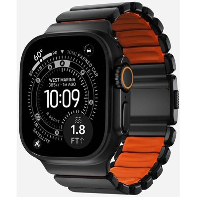 Pulsera Nomad Stratos Band para Apple Watch Ultra 1-11 y SE, Titanio Negro Pulsera Nomad Stratos Band para Apple Watch Ultra 1-11 y SE, Titanio Negro