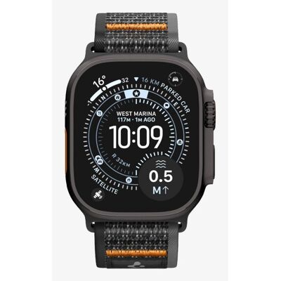 Pulsera Spigen Athlex Air 2 para Apple Watch Ultra 49mm Negro/Naranja Tela Pulsera Spigen Athlex Air 2 para Apple Watch Ultra 49mm Negro/Naranja Tela