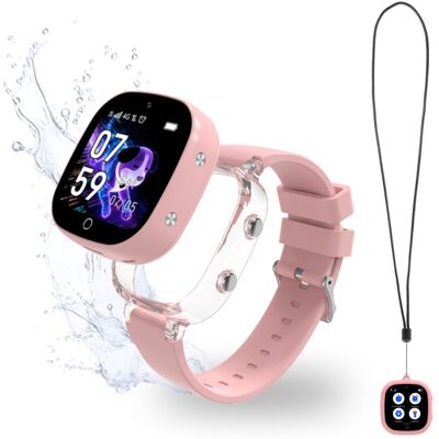 Robin K2 Reloj GPS para Niños con Llamadas y SIM Preactivada, Sin Redes Sociales Ni Juegos, Rosa Robin K2 Reloj GPS para Niños con Llamadas y SIM Preactivada, Sin Redes Sociales Ni Juegos, Rosa